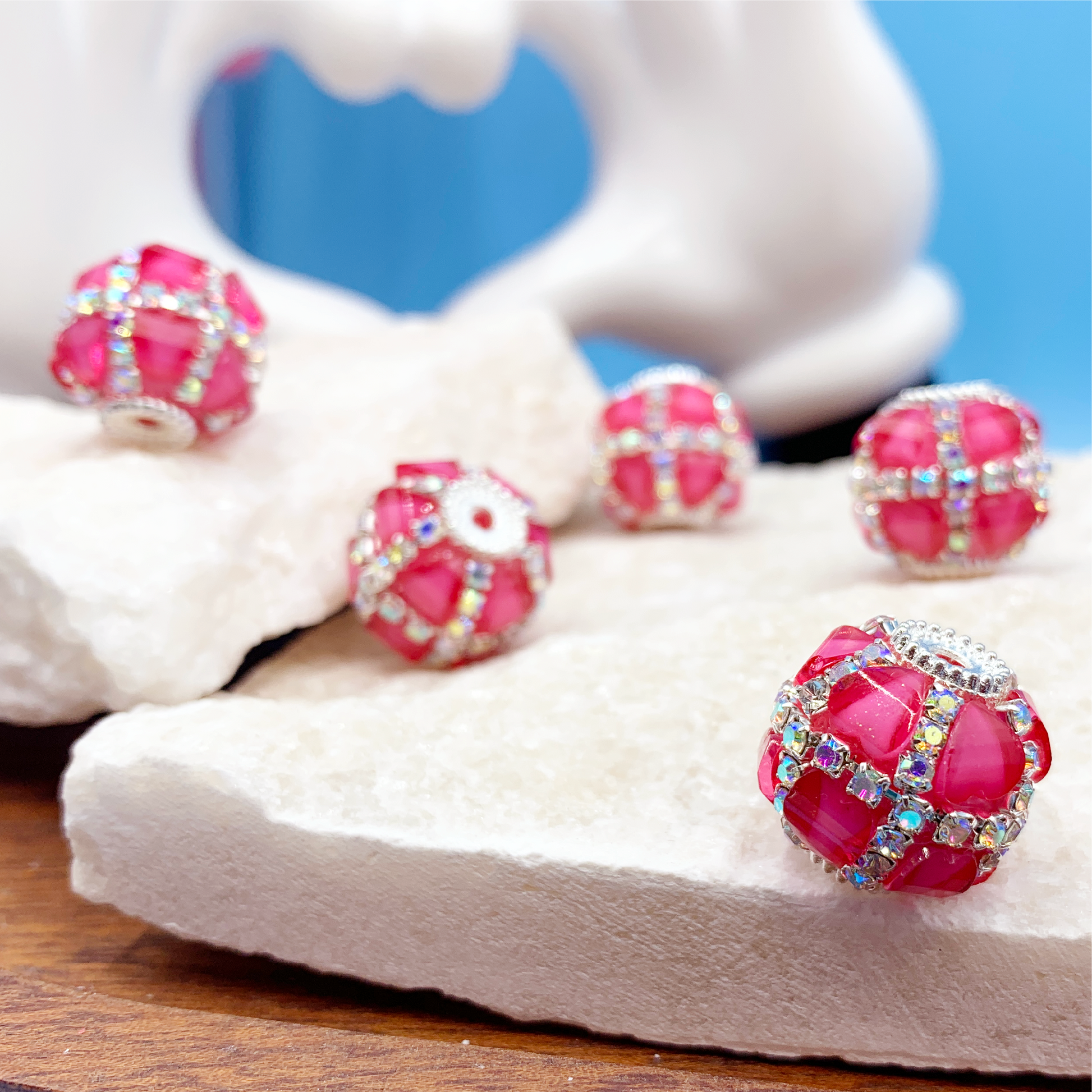 Rhinestone Beads F