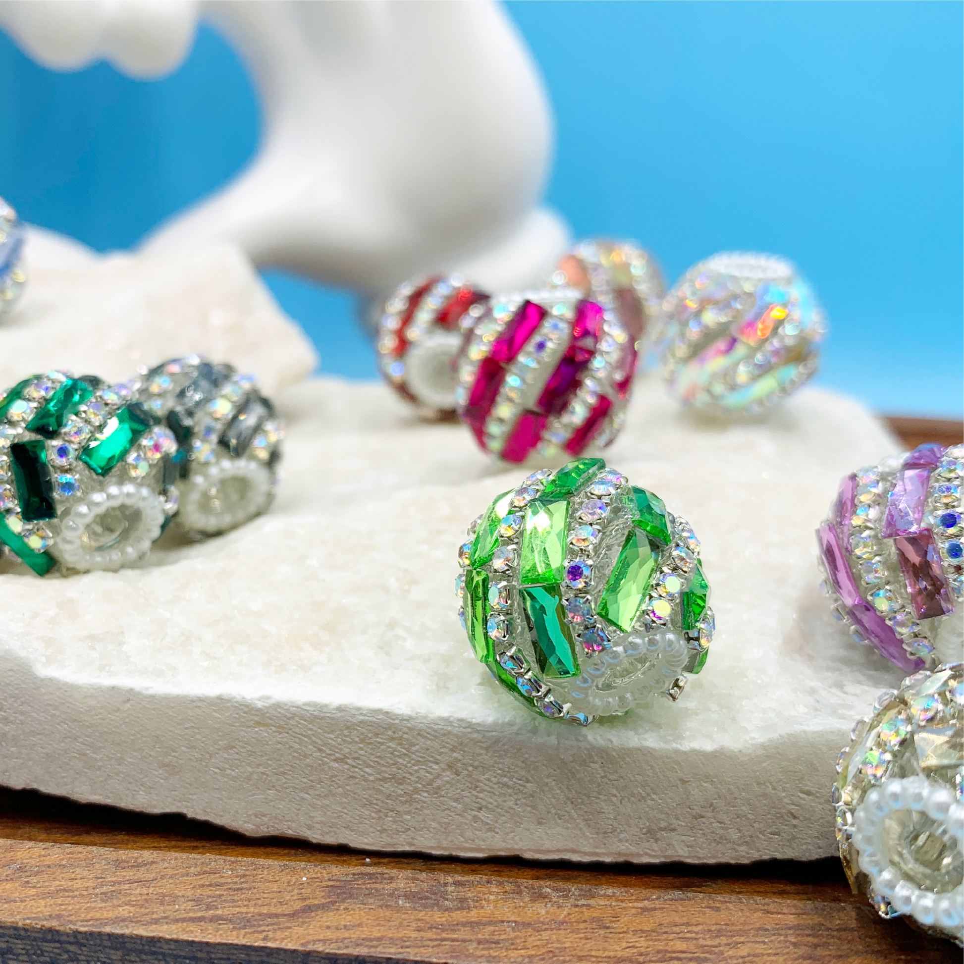 Rhinestone Beads H