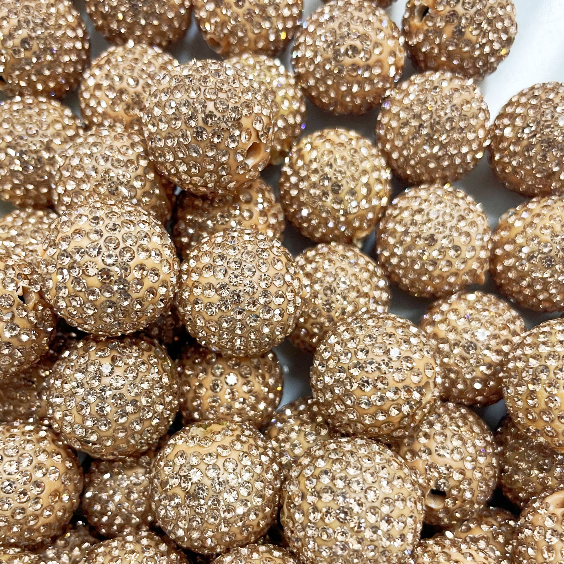 20MM Clay rhinestone bead