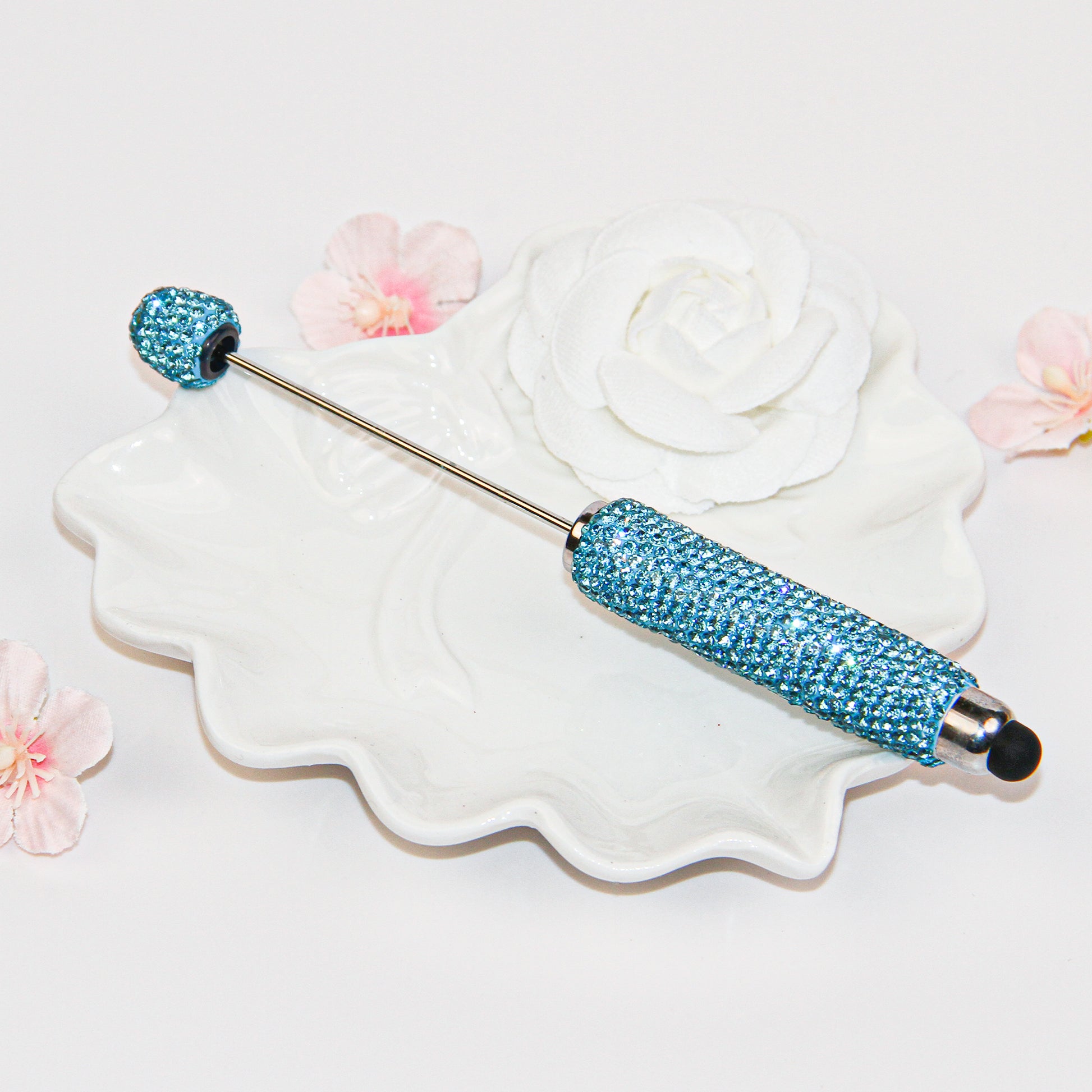 Rhinestone Beadable Stylus Pen