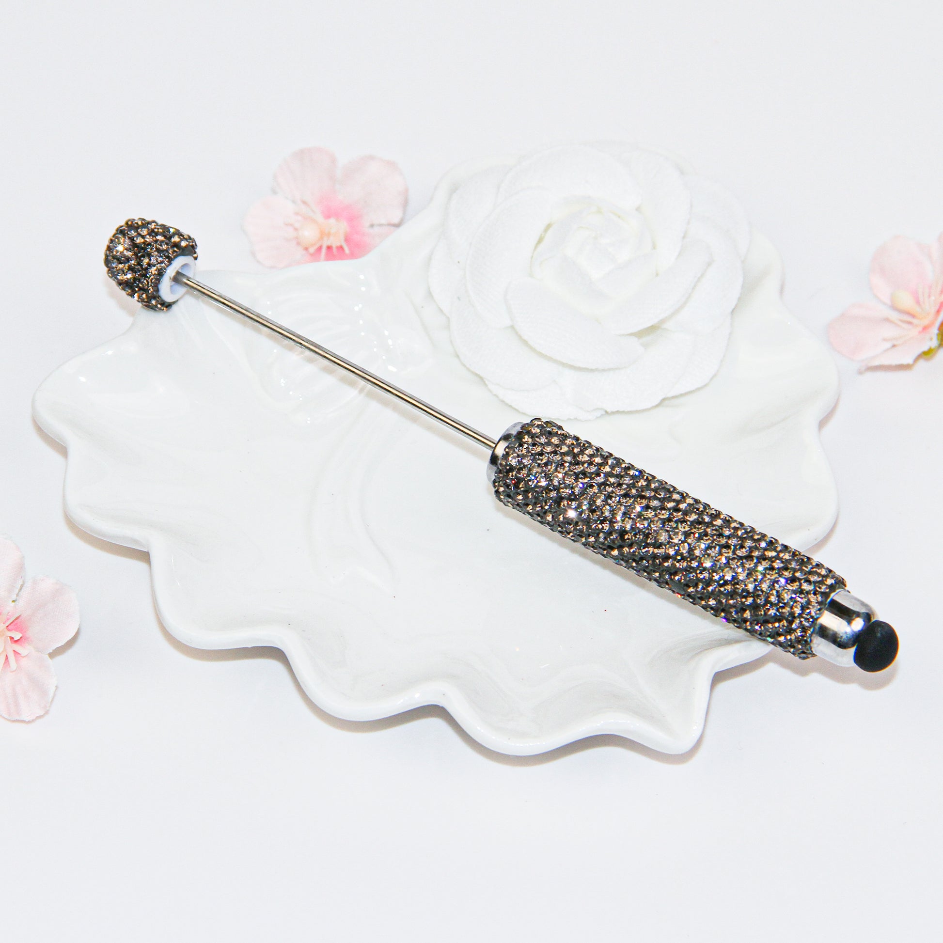Rhinestone Beadable Stylus Pen