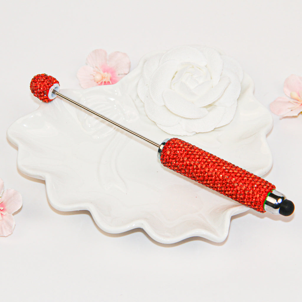 Rhinestone Beadable Stylus Pen