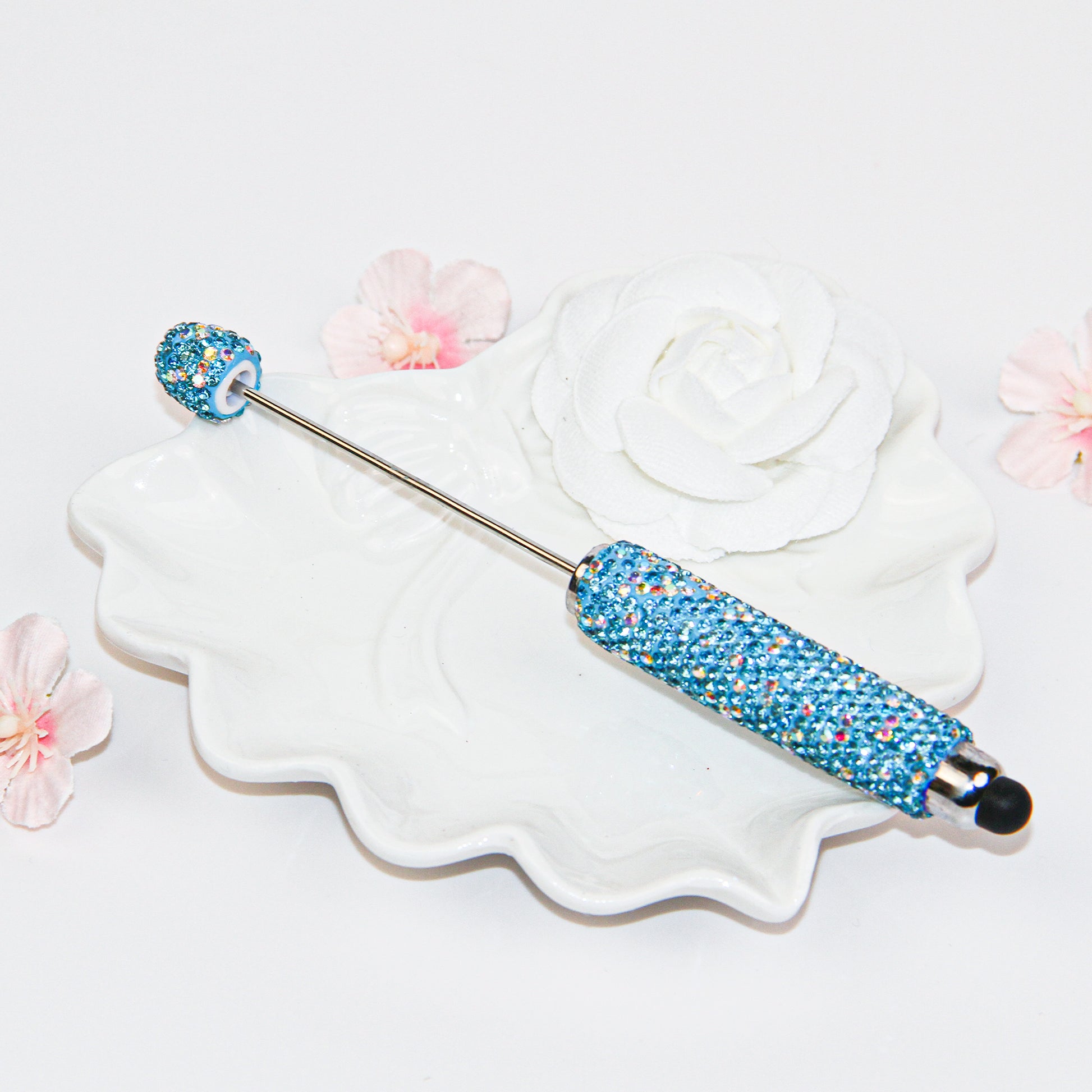 Rhinestone Beadable Stylus Pen