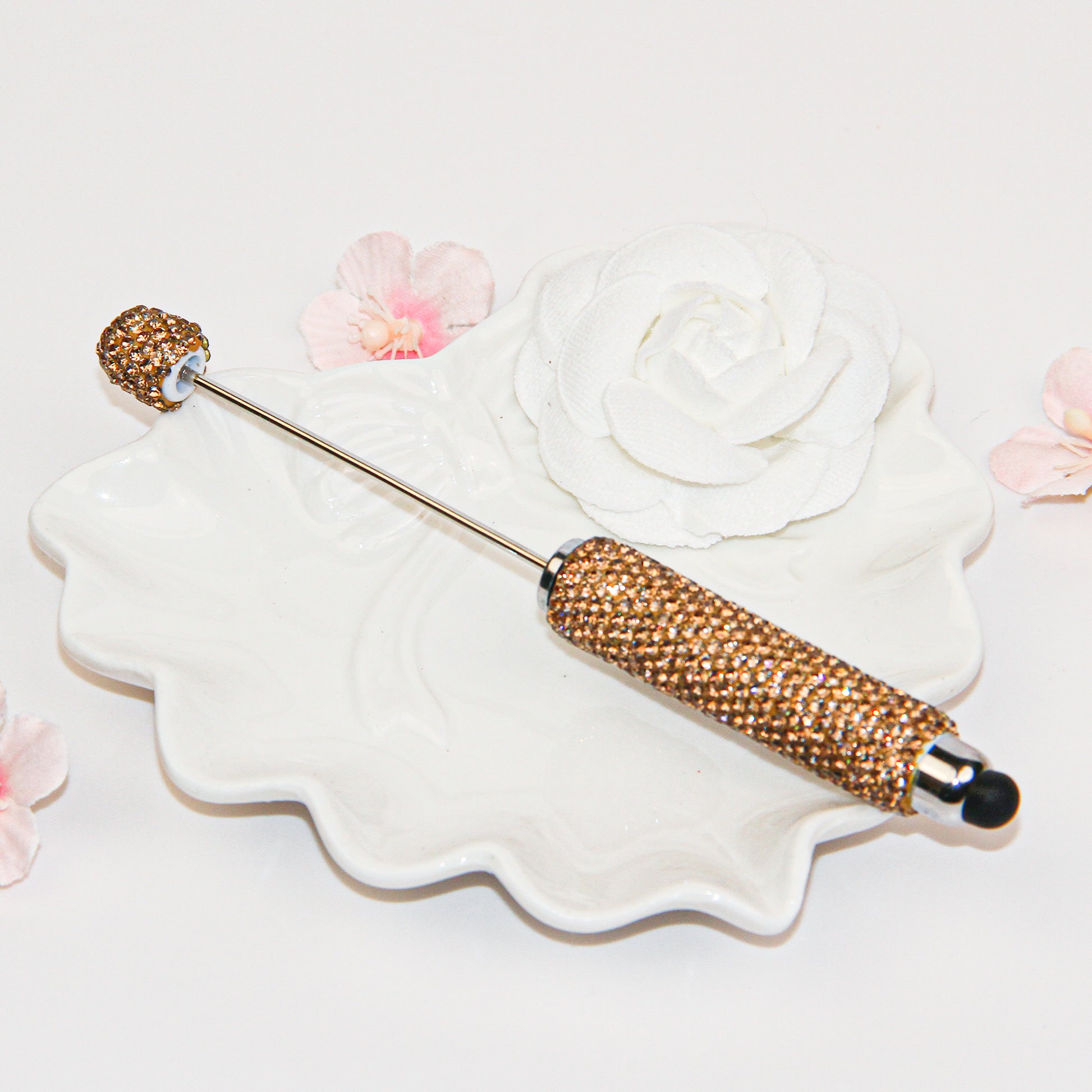 Rhinestone Beadable Stylus Pen