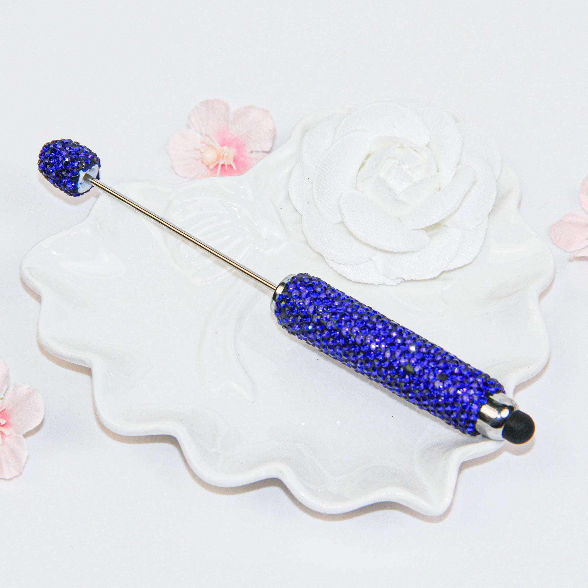 Rhinestone Beadable Stylus Pen
