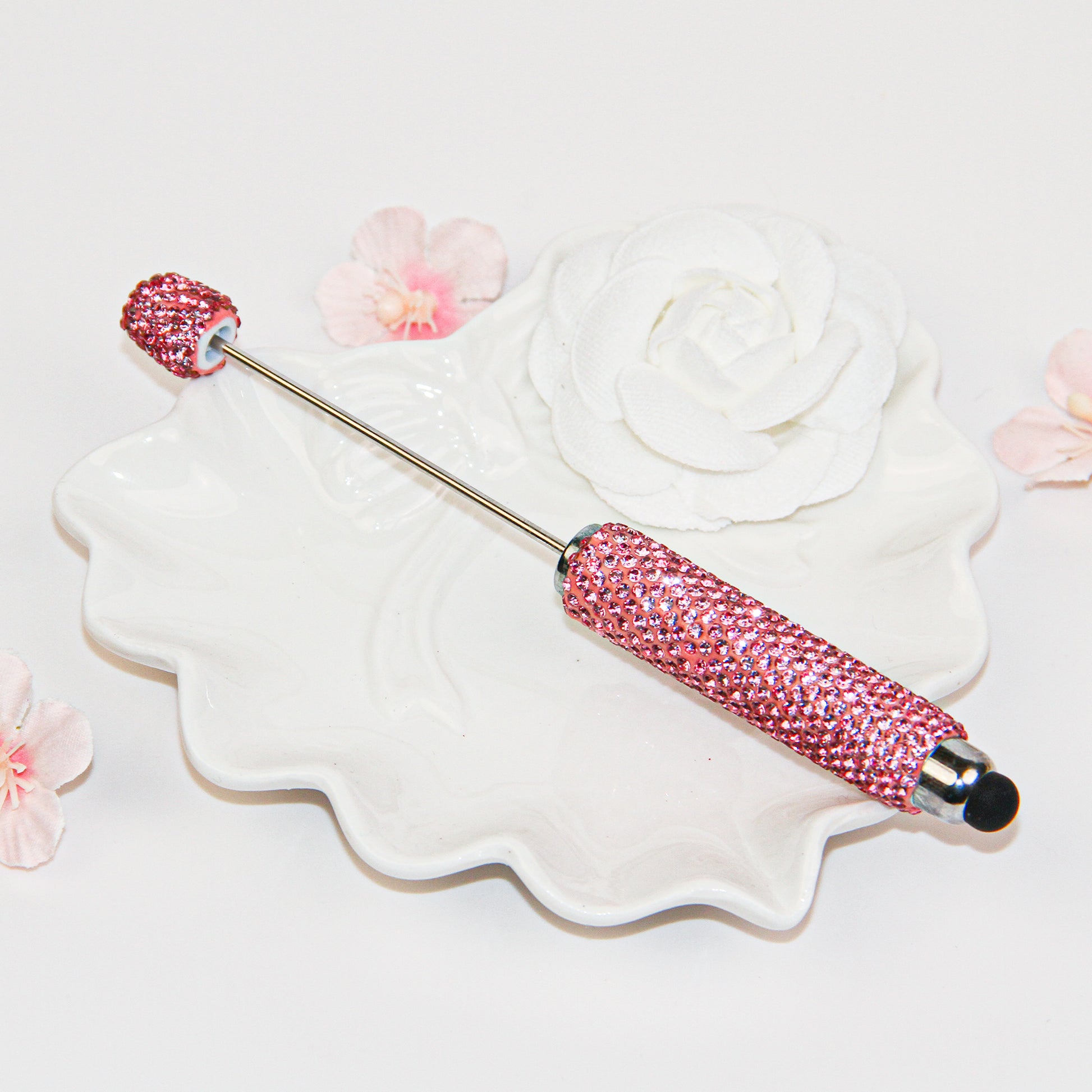 Rhinestone Beadable Stylus Pen