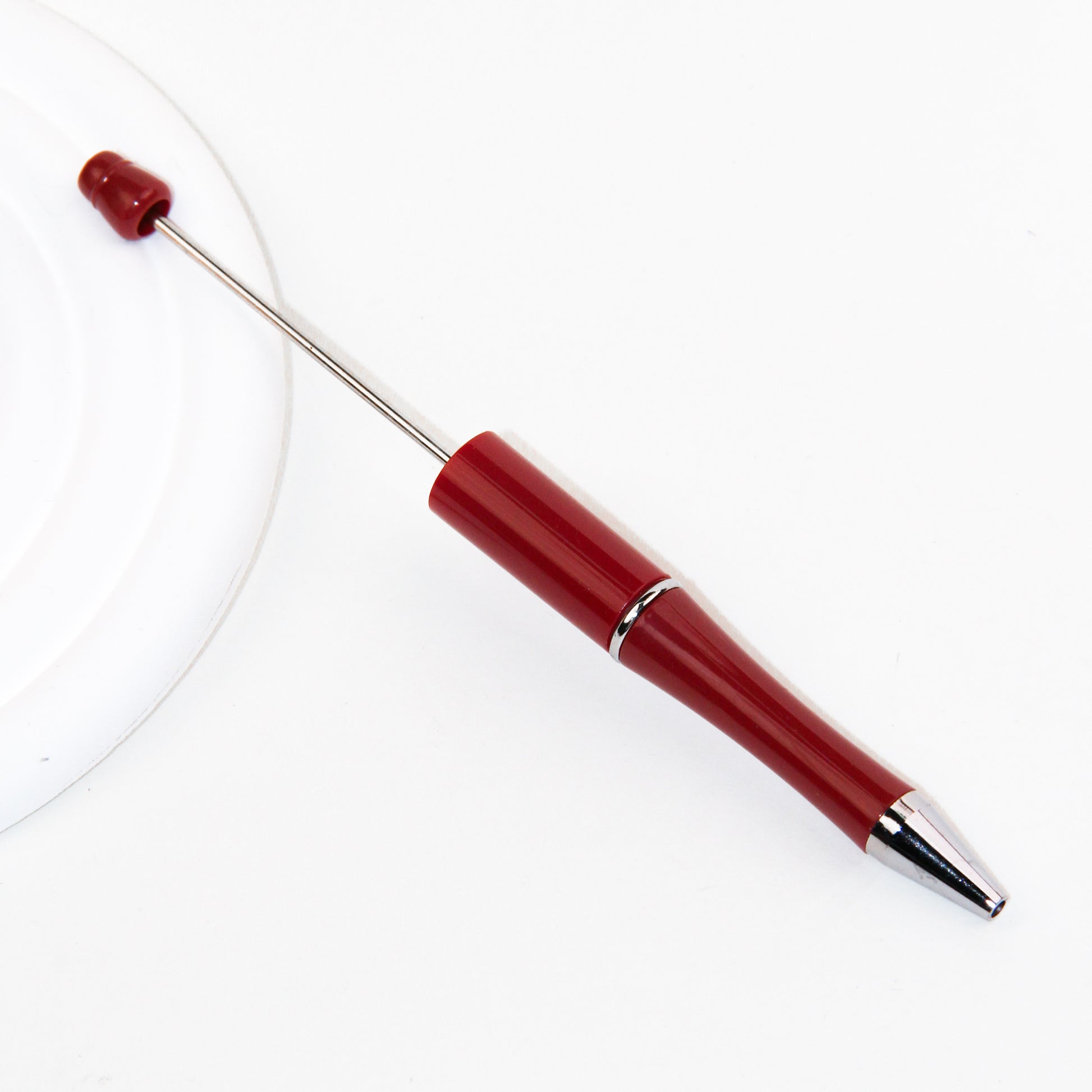 #70 Maroon-Beadable Pen Base