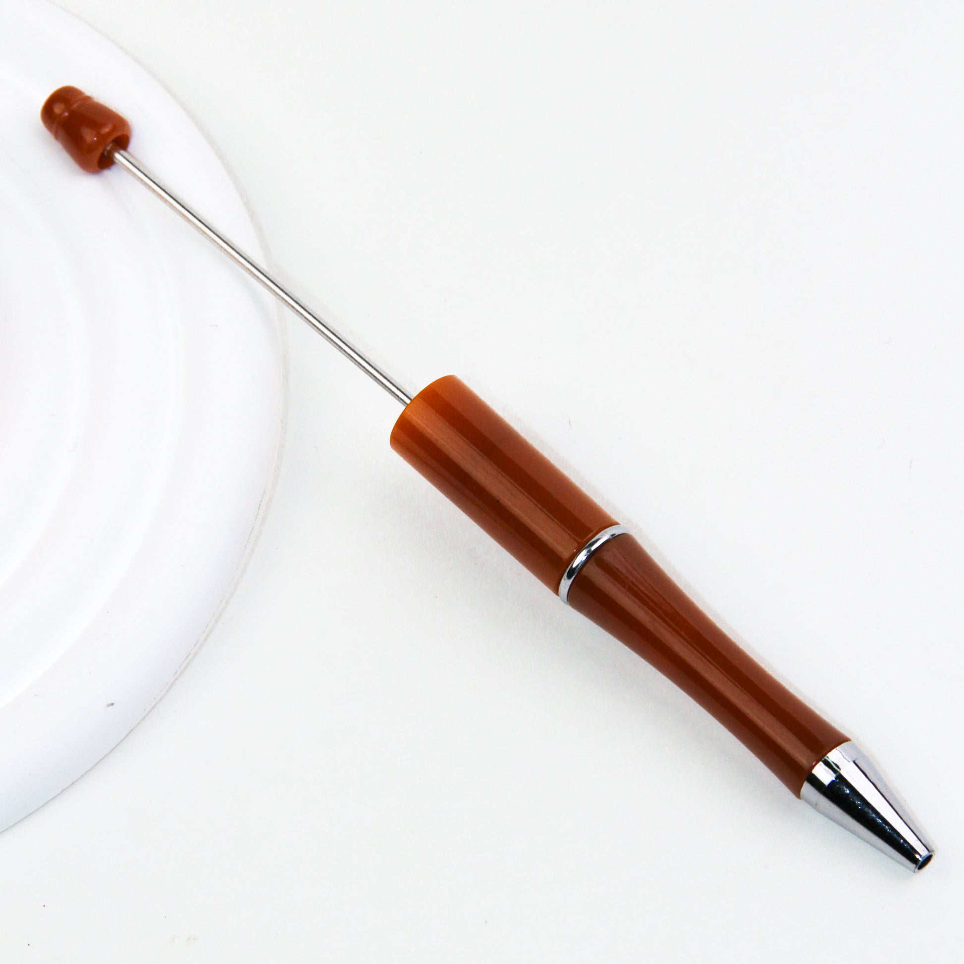 #94 Peel Brown-Beadable Pen Base